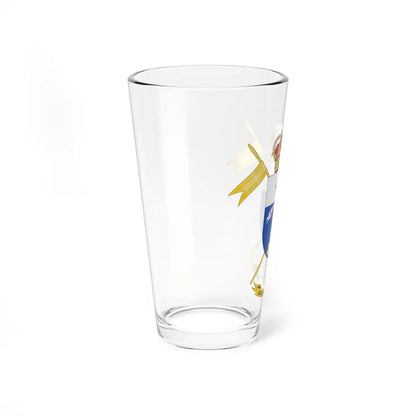 Coat of Arms of the 1st-10 Armored Cavalry Group Taxdirt (Spain) (Coat of Arms) Pint Glass 16oz - Go Mug Yourself