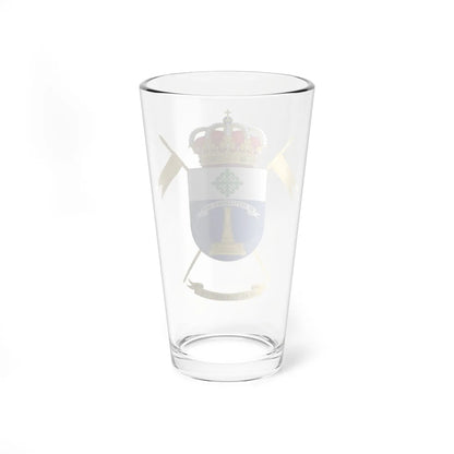 Coat of Arms of the 1st-10 Armored Cavalry Group Taxdirt (Spain) (Coat of Arms) Pint Glass 16oz - Go Mug Yourself