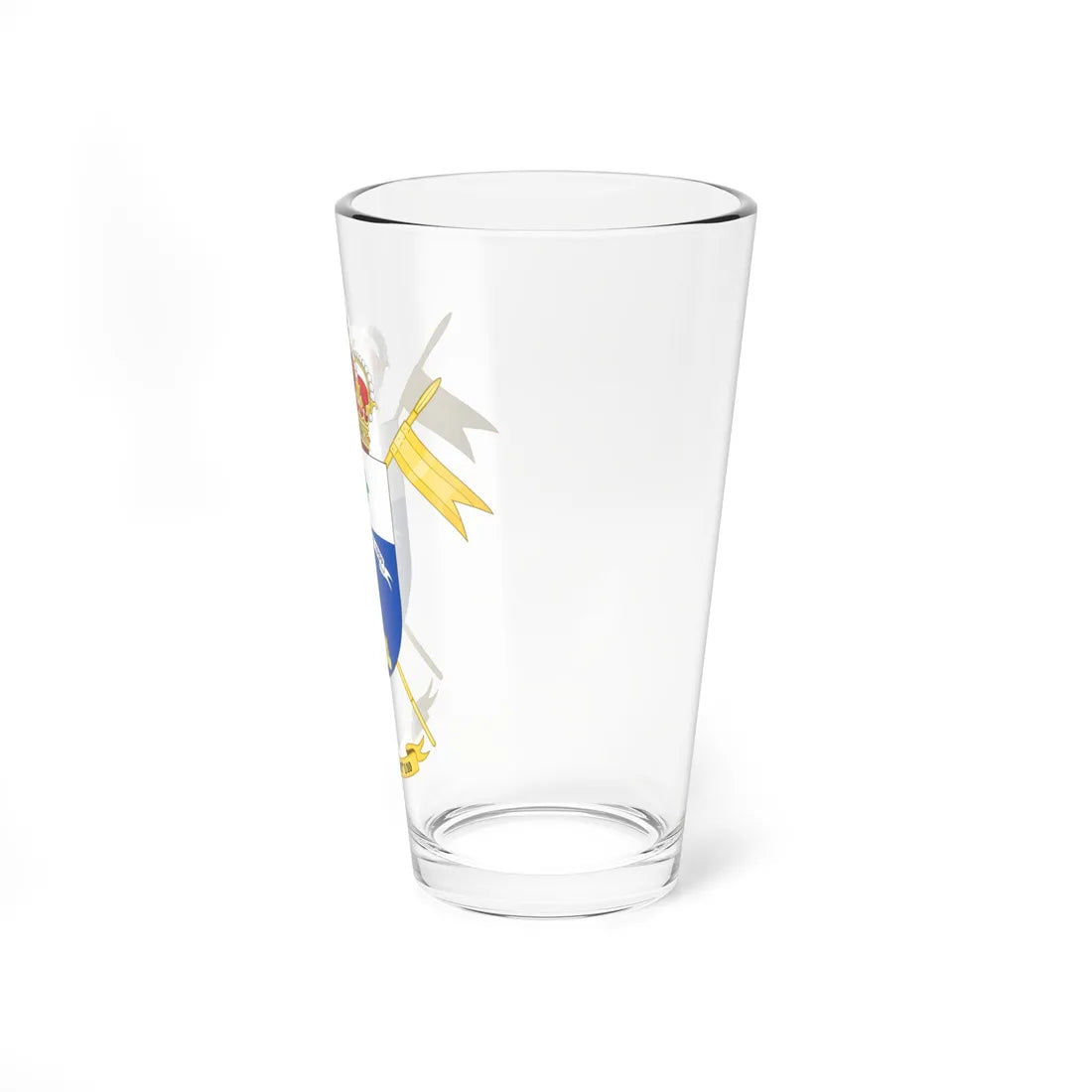 Coat of Arms of the 1st-10 Armored Cavalry Group Taxdirt (Spain) (Coat of Arms) Pint Glass 16oz - Go Mug Yourself
