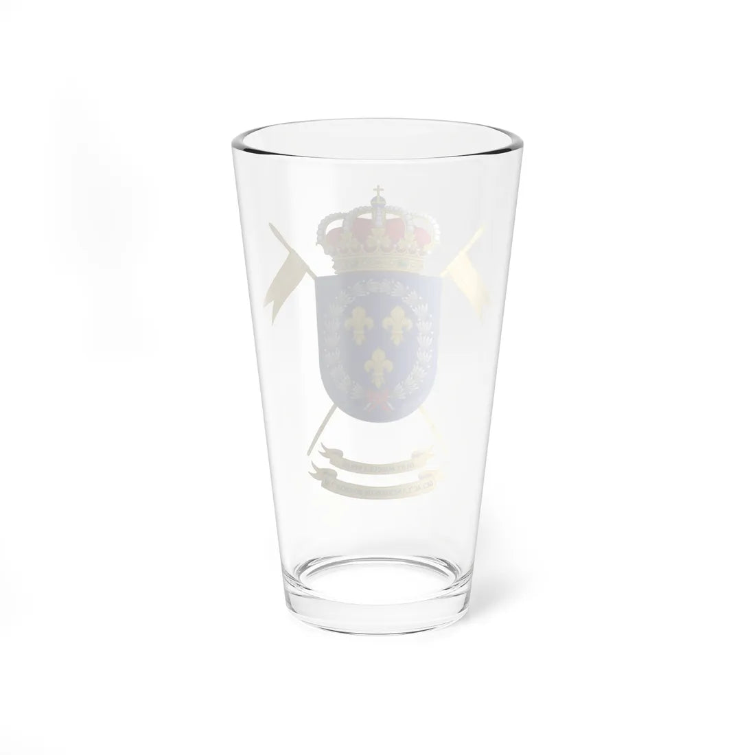 Coat of Arms of the 1st-11 Light Armored Cavalry Group Bourbon Lancers (Spain) (Coat of Arms) Pint Glass 16oz - Go Mug Yourself