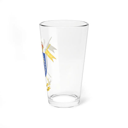 Coat of Arms of the 1st-11 Light Armored Cavalry Group Bourbon Lancers (Spain) (Coat of Arms) Pint Glass 16oz - Go Mug Yourself