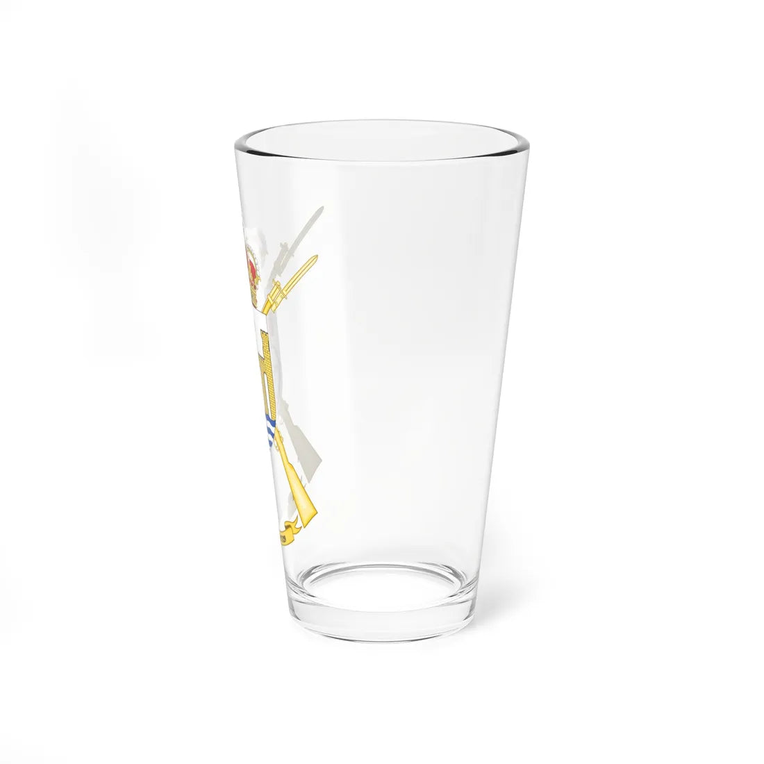 Coat of Arms of the 1st-29 Protected Infantry Battalion Zamora (Spain) (Coat of Arms) Pint Glass 16oz - Go Mug Yourself