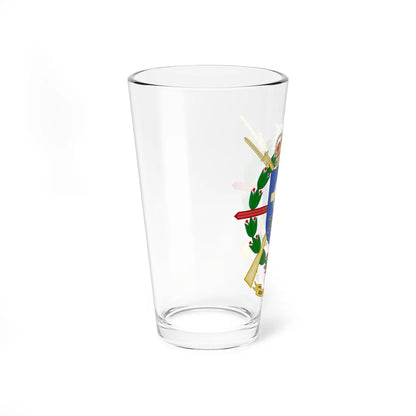 Coat of Arms of the 1st-31 Mechanized Infantry Battalion Covadonga (Spain) (Coat of Arms) Pint Glass 16oz - Go Mug Yourself