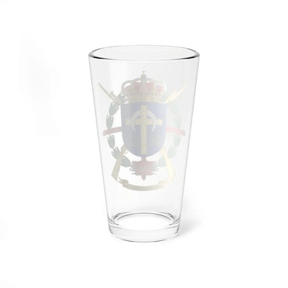 Coat of Arms of the 1st-31 Mechanized Infantry Battalion Covadonga (Spain) (Coat of Arms) Pint Glass 16oz - Go Mug Yourself