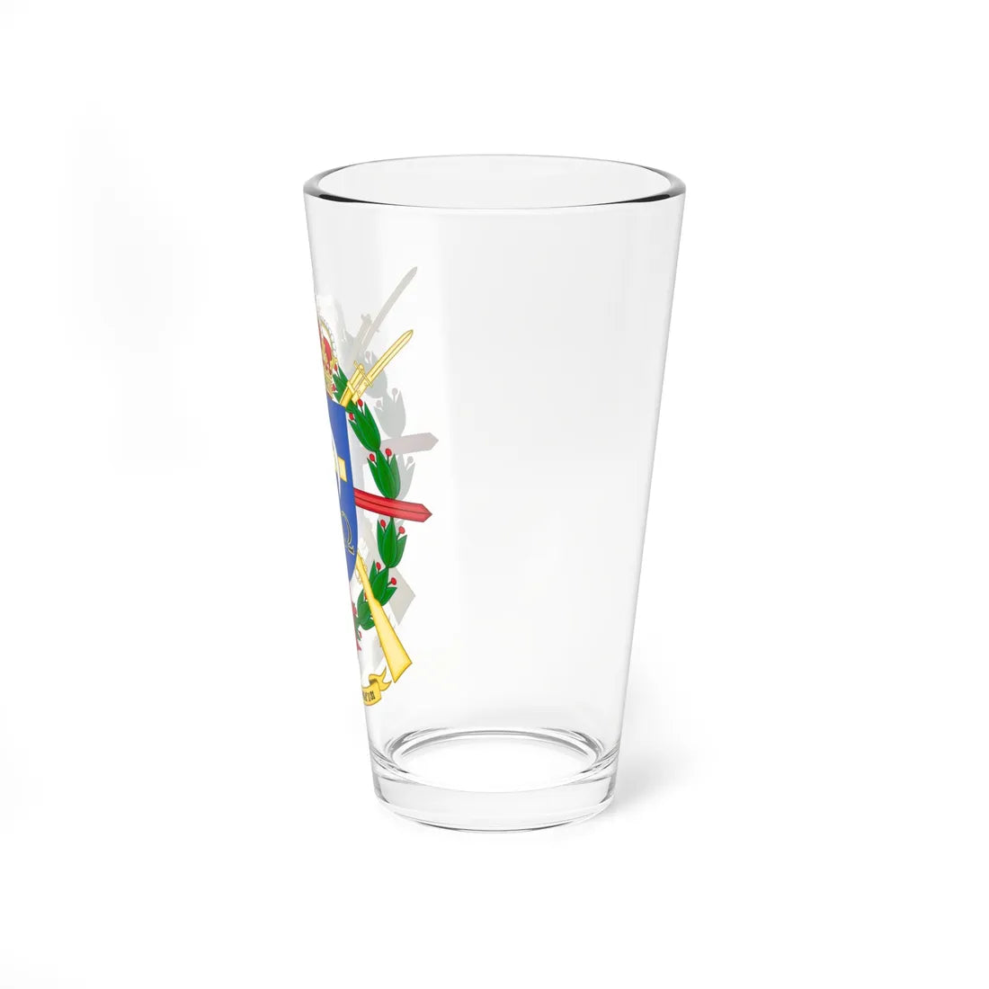 Coat of Arms of the 1st-31 Mechanized Infantry Battalion Covadonga (Spain) (Coat of Arms) Pint Glass 16oz - Go Mug Yourself