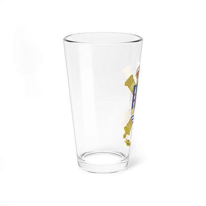 Coat of Arms of the 1st-4 Coastal Artillery Battalion (Spain) (Coat of Arms) Pint Glass 16oz - Go Mug Yourself