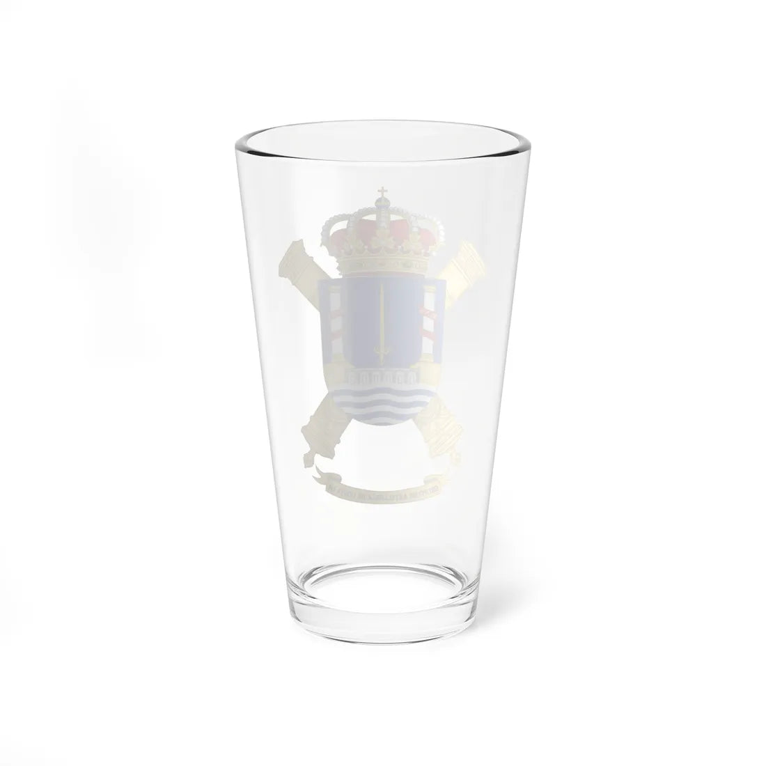 Coat of Arms of the 1st-4 Coastal Artillery Battalion (Spain) (Coat of Arms) Pint Glass 16oz - Go Mug Yourself