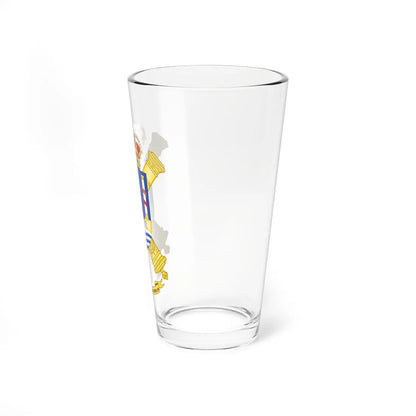 Coat of Arms of the 1st-4 Coastal Artillery Battalion (Spain) (Coat of Arms) Pint Glass 16oz - Go Mug Yourself