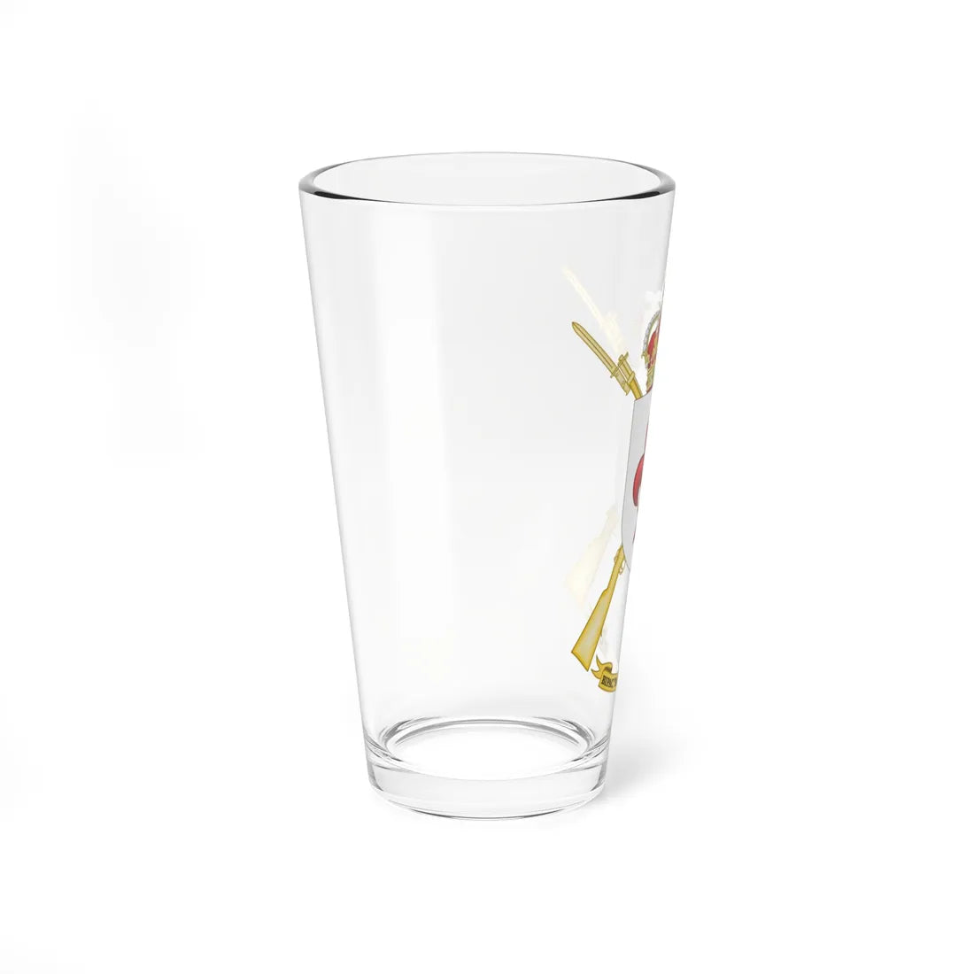 Coat of Arms of the 1st-4 Parachute Infantry Flag Roger de Flor (Spain) (Coat of Arms) Pint Glass 16oz - Go Mug Yourself