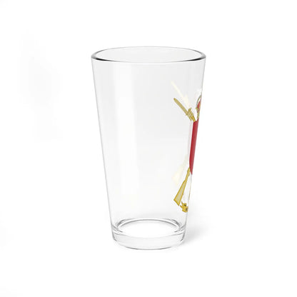 Coat of Arms of the 1st-4 Tank Infantry Battalion Flandes (Spain) (Coat of Arms) Pint Glass 16oz - Go Mug Yourself
