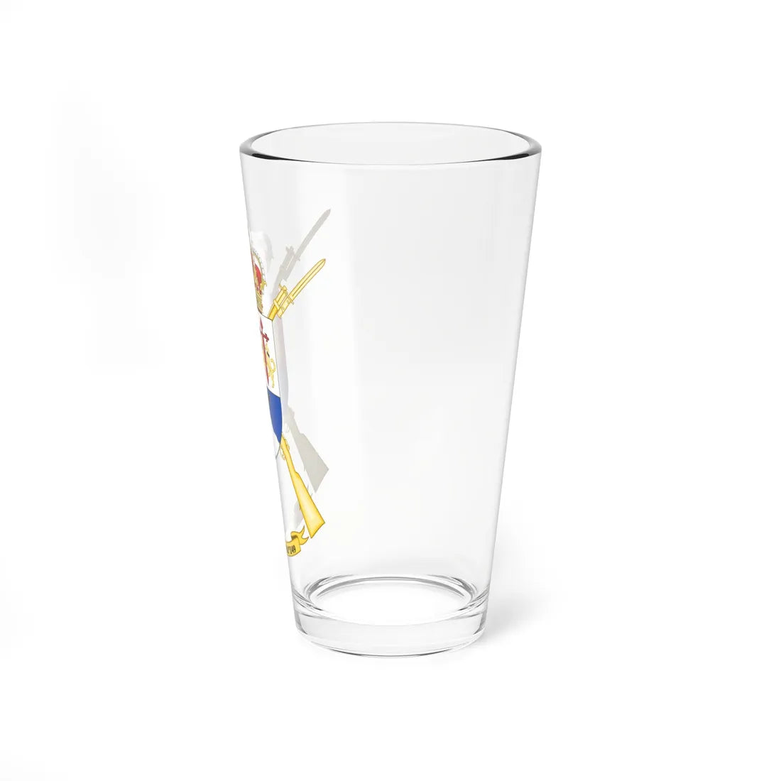 Coat of Arms of the 1st-49 Motorized Infantry Unit Albuera (Spain) (Coat of Arms) Pint Glass 16oz - Go Mug Yourself