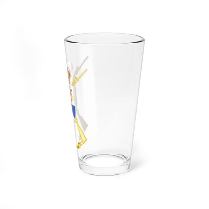 Coat of Arms of the 1st-49 Motorized Infantry Unit Albuera (Spain) (Coat of Arms) Pint Glass 16oz - Go Mug Yourself
