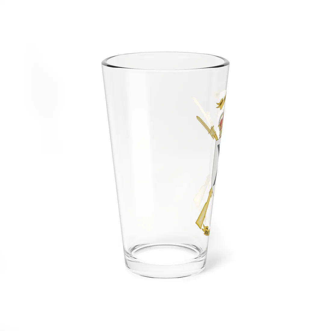 Coat of Arms of the 1st-6 Mechanized Infantry Battalion Cantabria (Spain) (Coat of Arms) Pint Glass 16oz - Go Mug Yourself