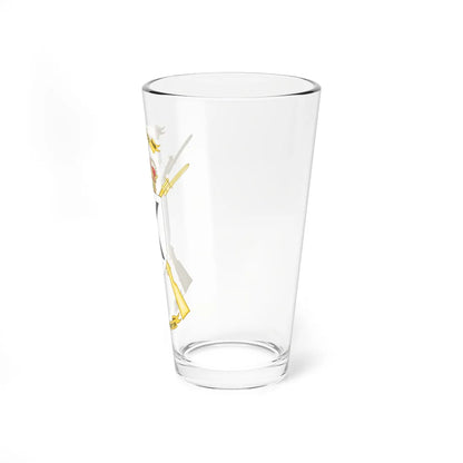 Coat of Arms of the 1st-6 Mechanized Infantry Battalion Cantabria (Spain) (Coat of Arms) Pint Glass 16oz - Go Mug Yourself