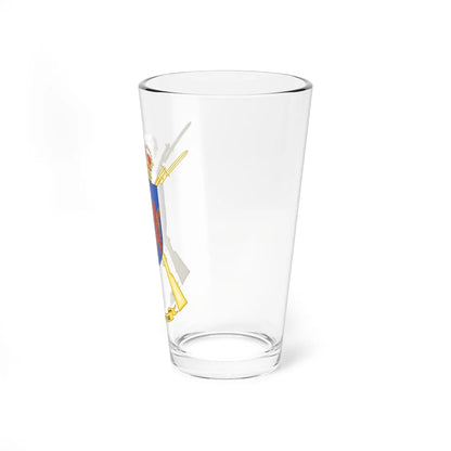 Coat of Arms of the 1st-62 Mechanized Infantry Battalion Badajoz (Spain) (Coat of Arms) Pint Glass 16oz - Go Mug Yourself