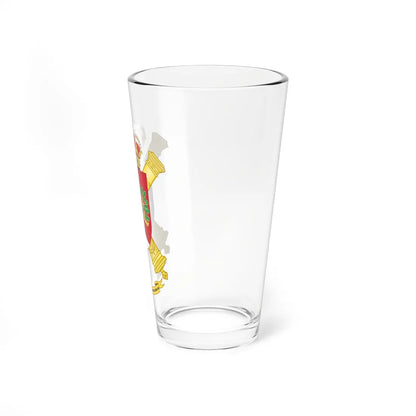 Coat of Arms of the 1st-63 Rocket Artillery Group (Spain) (Coat of Arms) Pint Glass 16oz - Go Mug Yourself