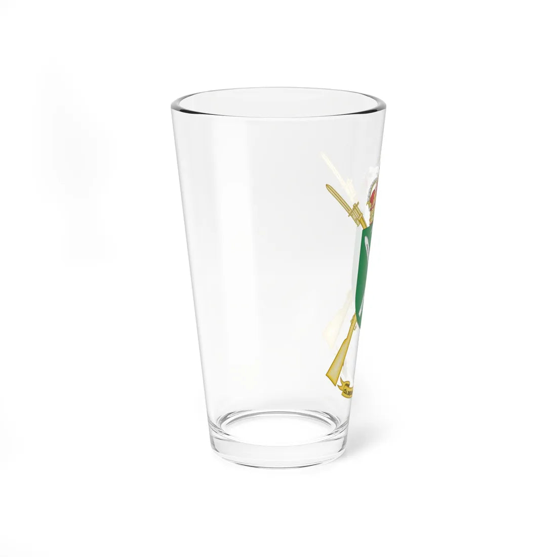 Coat of Arms of the 1st-64 Skiing Climbing Company (Spain) (Coat of Arms) Pint Glass 16oz - Go Mug Yourself