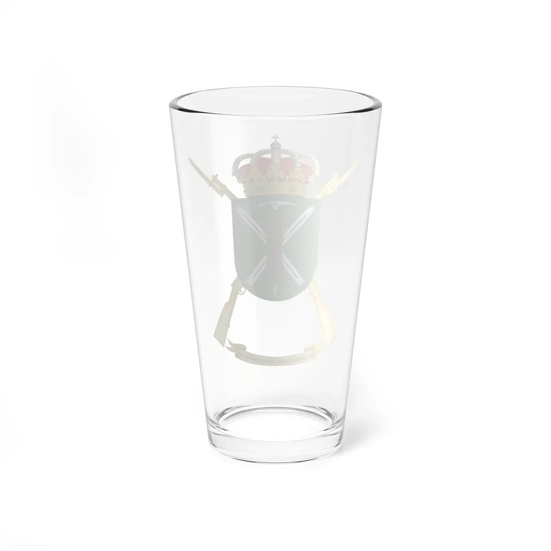 Coat of Arms of the 1st-64 Skiing Climbing Company (Spain) (Coat of Arms) Pint Glass 16oz - Go Mug Yourself