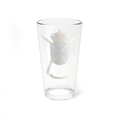 Coat of Arms of the 1st-64 Skiing Climbing Company (Spain) (Coat of Arms) Pint Glass 16oz - Go Mug Yourself