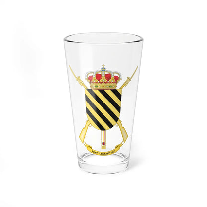 Coat of Arms of the 1st-67 Motorized Infantry Battalion Legazpi (Spain) (Coat of Arms) Pint Glass 16oz 16oz - Go Mug Yourself