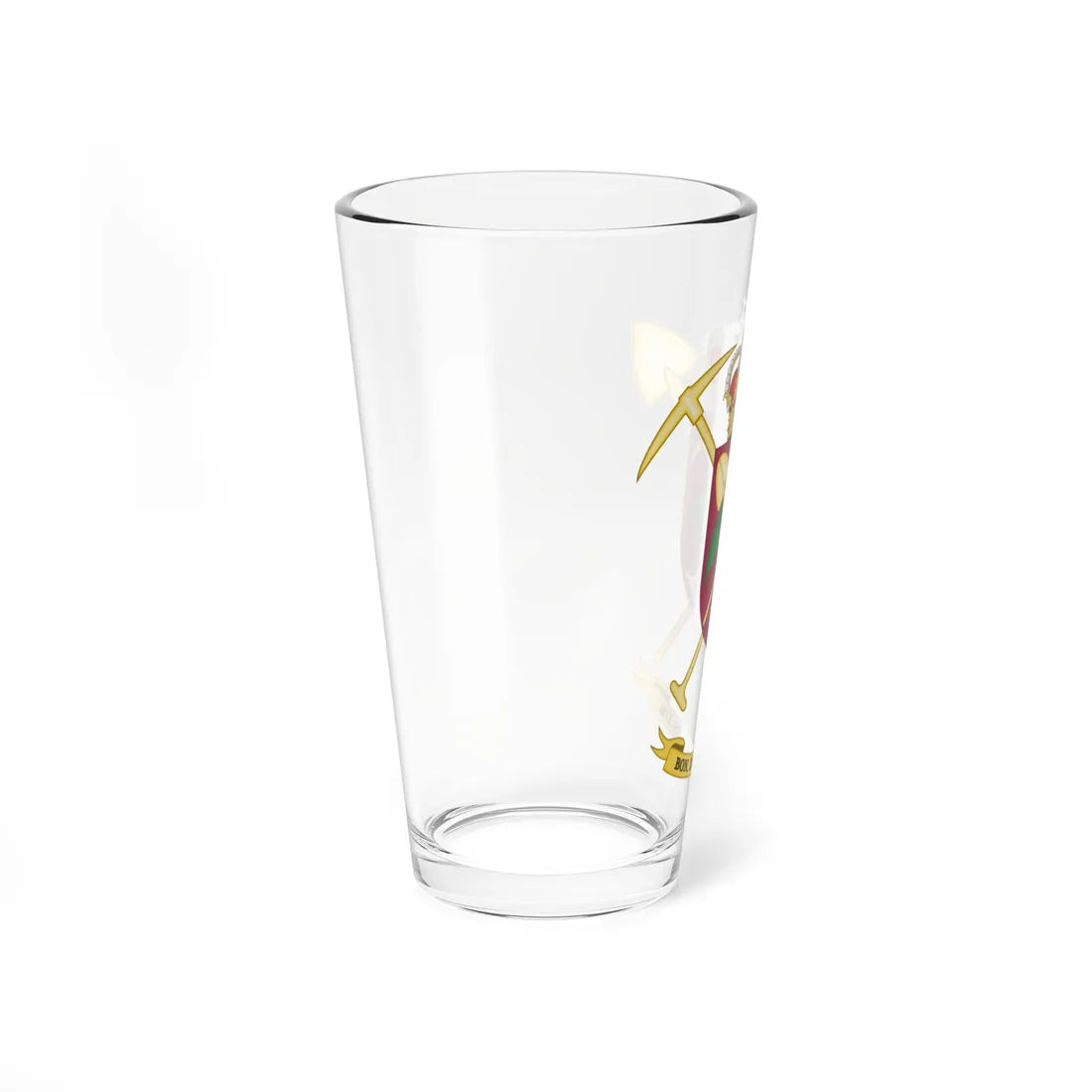 Coat of Arms of the 1st-8 Combat Engineer Battalion (Spain) (Coat of Arms) Pint Glass 16oz - Go Mug Yourself