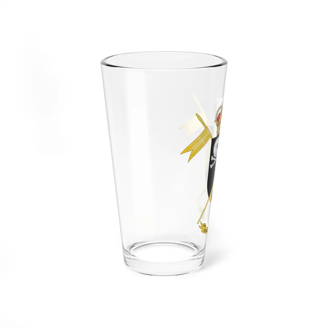 Coat of Arms of the 1st-8 Light Armored Cavalry Group Sagunto (Spain) (Coat of Arms) Pint Glass 16oz - Go Mug Yourself