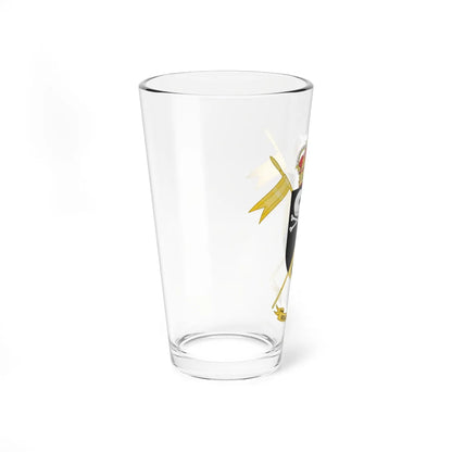 Coat of Arms of the 1st-8 Light Armored Cavalry Group Sagunto (Spain) (Coat of Arms) Pint Glass 16oz - Go Mug Yourself