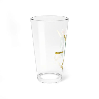 Coat of Arms of the 1st Brigade Aragón Headquarters Battalion (Spain) (Coat of Arms) Pint Glass 16oz - Go Mug Yourself