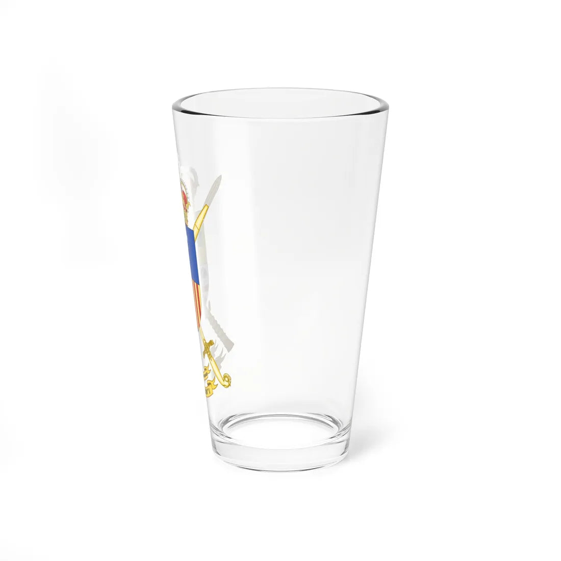 Coat of Arms of the 1st Brigate Aragón Polyvalent Brigade (Spain) (Coat of Arms) Pint Glass 16oz - Go Mug Yourself