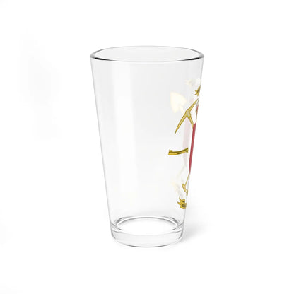 Coat of Arms of the 1st Engineer Battalion (Spain) (Coat of Arms) Pint Glass 16oz - Go Mug Yourself