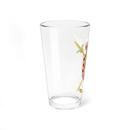 Coat of Arms of the 1st Military Police Battalion (Spain) (Coat of Arms) Pint Glass 16oz - Go Mug Yourself