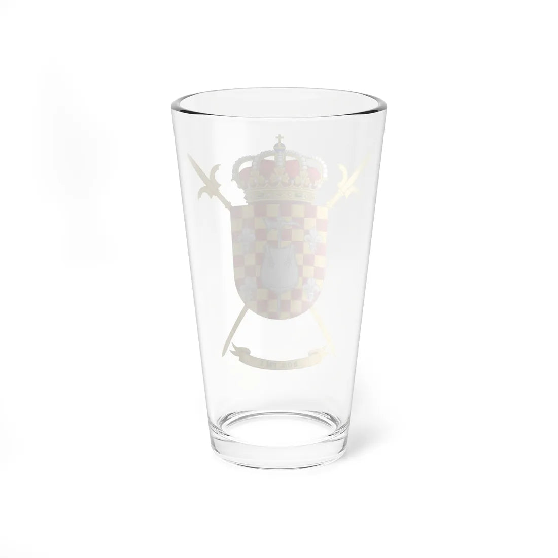 Coat of Arms of the 1st Military Police Battalion (Spain) (Coat of Arms) Pint Glass 16oz - Go Mug Yourself