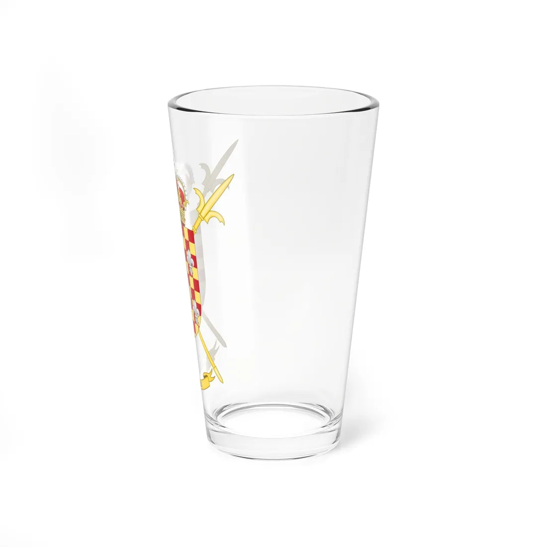 Coat of Arms of the 1st Military Police Battalion (Spain) (Coat of Arms) Pint Glass 16oz - Go Mug Yourself