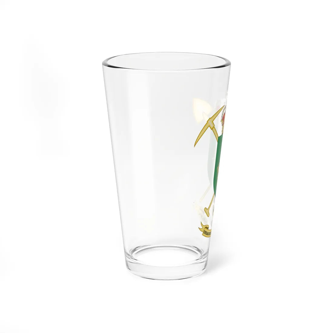 Coat of Arms of the 1st Mountain Engineer Unit (Spain) (Coat of Arms) Pint Glass 16oz - Go Mug Yourself