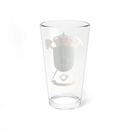 Coat of Arms of the 1st Mountain Engineer Unit (Spain) (Coat of Arms) Pint Glass 16oz - Go Mug Yourself