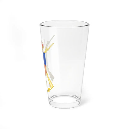 Coat of Arms of the 1st Mountain Hunters Brigade Aragón (Spain) (Coat of Arms) Pint Glass 16oz - Go Mug Yourself