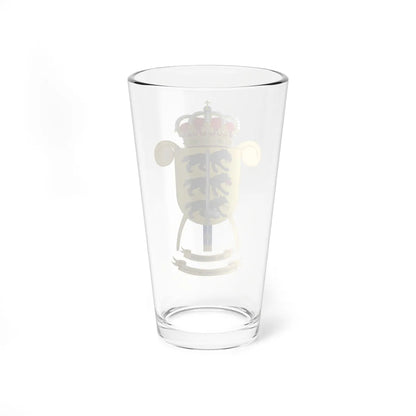 Coat of Arms of the 1st NBC-Defense Regiment Valencia (Spain) (Coat of Arms) Pint Glass 16oz - Go Mug Yourself