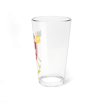 Coat of Arms of the 1st PCMASA (Spain) (Coat of Arms) Pint Glass 16oz - Go Mug Yourself