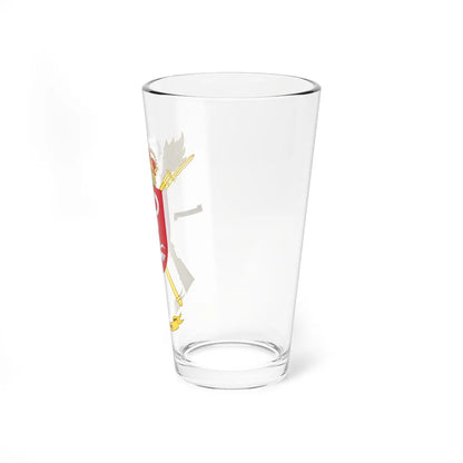 Coat of Arms of the 1st Spanish Army Health Services Group (Spain) (Coat of Arms) Pint Glass 16oz - Go Mug Yourself
