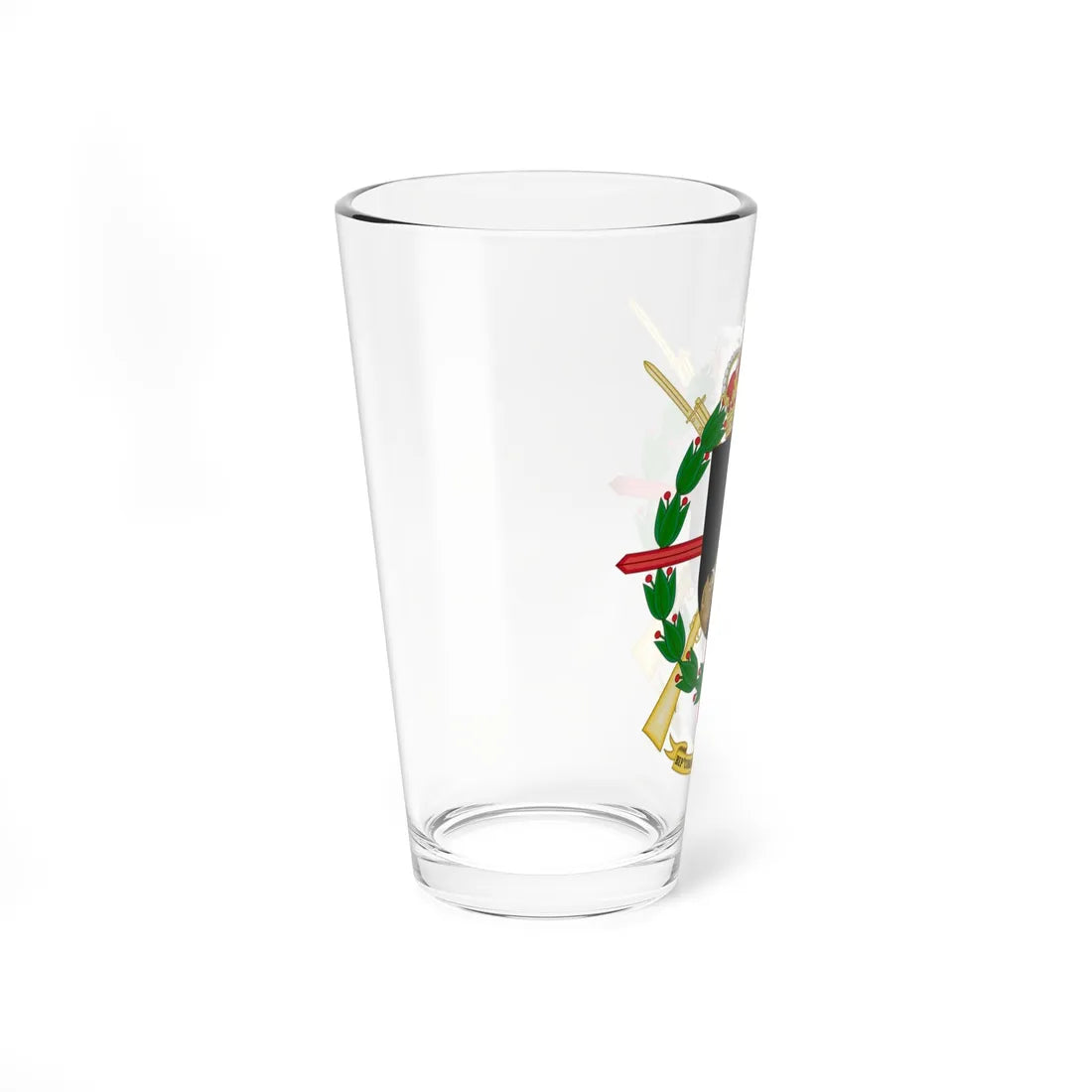 Coat of Arms of the 1st Spanish Legion Flag Comandante Franco (Spain) (Coat of Arms) Pint Glass 16oz - Go Mug Yourself