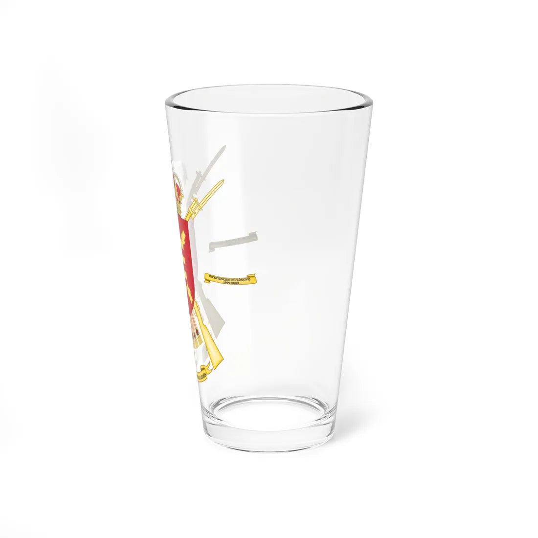 Coat of Arms of the 1st Spanish Legion Tercio Great Captain (Spain) (Coat of Arms) Pint Glass 16oz - Go Mug Yourself