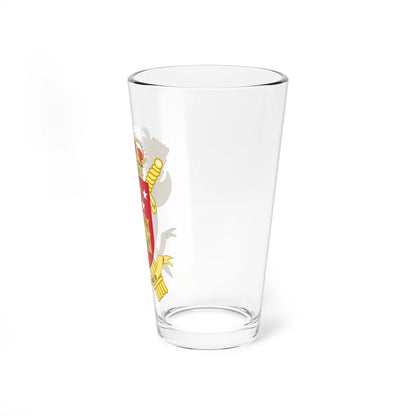 Coat of Arms of the 1st Zone of the Guardia Civil - Madrid (Spain) (Coat of Arms) Pint Glass 16oz - Go Mug Yourself