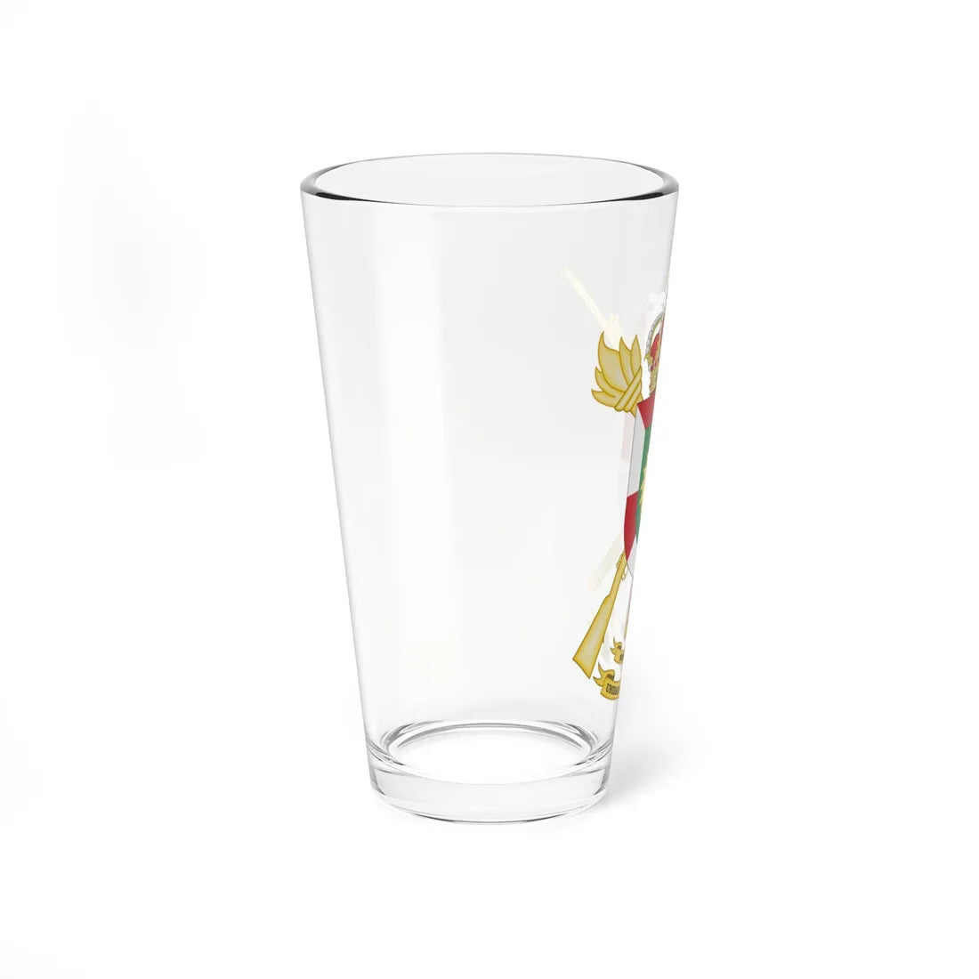 Coat of Arms of the 23rd Logistics Unit (Spain) (Coat of Arms) Pint Glass 16oz - Go Mug Yourself