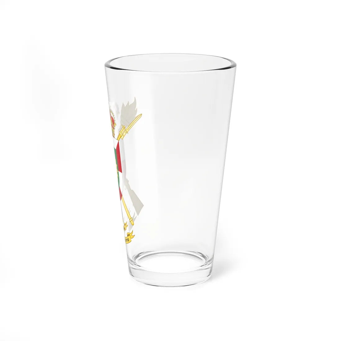 Coat of Arms of the 23rd Logistics Unit (Spain) (Coat of Arms) Pint Glass 16oz - Go Mug Yourself