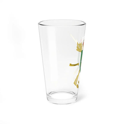 Coat of Arms of the 24th Logistics Unit (Spain) (Coat of Arms) Pint Glass 16oz - Go Mug Yourself