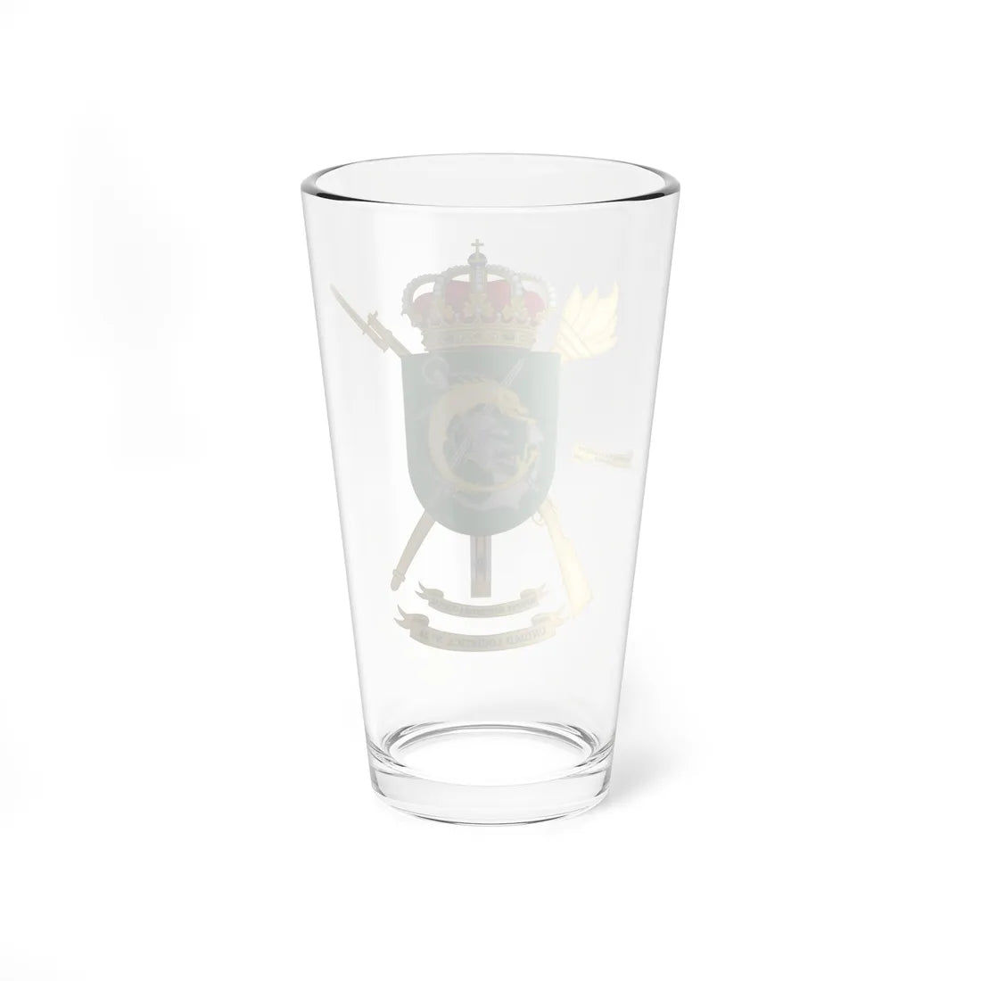 Coat of Arms of the 24th Logistics Unit (Spain) (Coat of Arms) Pint Glass 16oz - Go Mug Yourself