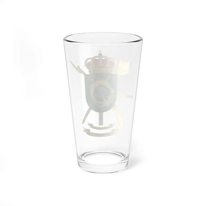Coat of Arms of the 24th Logistics Unit (Spain) (Coat of Arms) Pint Glass 16oz - Go Mug Yourself