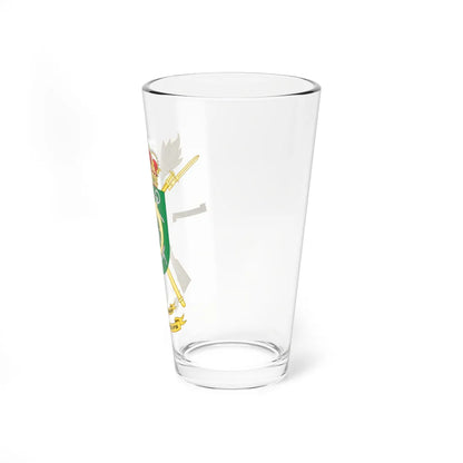 Coat of Arms of the 24th Logistics Unit (Spain) (Coat of Arms) Pint Glass 16oz - Go Mug Yourself