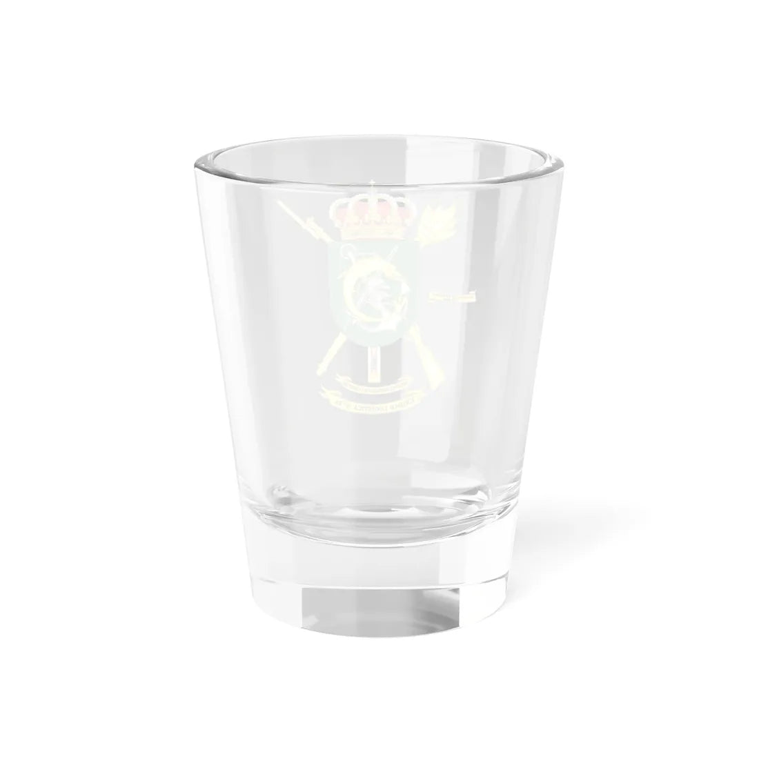 Coat of Arms of the 24th Logistics Unit (Spain) (Coat of Arms) Shot Glass 1.5oz - Go Mug Yourself