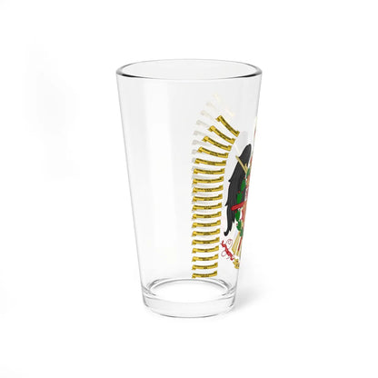 Coat of Arms of the 29th Light Infantry Regiment Isabel la Católica Ornamented variant (Spain) (Coat of Arms) Pint Glass 16oz - Go Mug Yourself